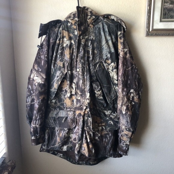 Gamehide 3-in-1 insulated Multi Pocket Hunting Jacket Hush Hide Mens Size XL GUC - Picture 1 of 9